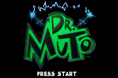 Dr. Muto title screen for GameBoy Advance